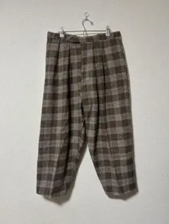 ワイドパンツウール