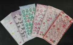 【新品未使用シール】サンリオキャラクター★ぷっくりシール6枚セット
