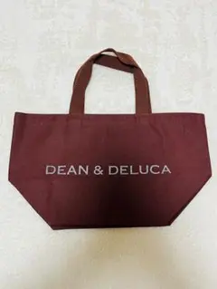 【新品】DEAN&DELUCA トートバッグ ビーンズレッド チャリティーS
