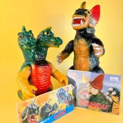 マルサン　オリジナル怪獣　ドラギラス（新品）　ログゥイラ（新品）　ベラ（中古） またまたマルサンからオリジナル怪獣「ログゥイラ」新規金型で