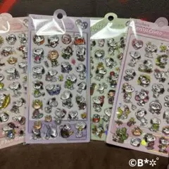 スヌーピー硬いシール4種類セット