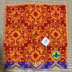 カラフルな幾何学模様タオルハンカチ