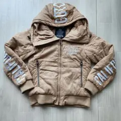 GOTCHA フード付きベージュ ダウンジャケット S