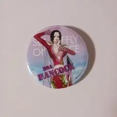 ボア・ハンコック缶バッチ　ONE PIECE シーファイヤフライ号の冒険