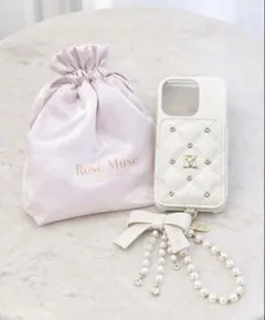 RoséMuse ロゼミューズ iPhone17Pro ケース アイボリー - メルカリ