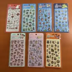 【新品・未開封】ディズニー ぷくぷくシール 7枚セット まとめ売り