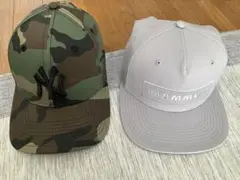 MAMMUT ベースボールキャップ S/Mグレー ニューエラ迷彩