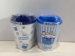サンリオキャラクターズ 当りくじ　タンブラー　シナモロール　ローソンのサムネイル