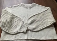 earthmusic &ecologyアイボリーセーターフリーサイズ