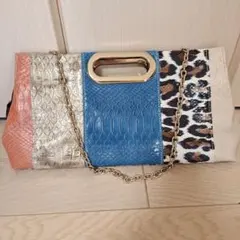 パッチワークデザイン ハンドバッグ