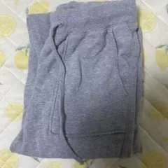 グレー スウェットパンツ サイドポケット付き