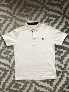 BURBERRY BLACK LABEL Mサイズ ポロシャツホワイト サイズ2