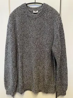 BEAUTY&YOUTH グレー クルーネックニット ウォッシャブル サイズM