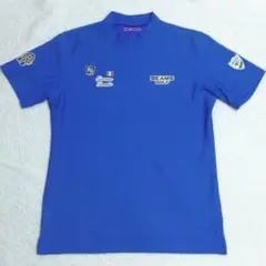 ビームスゴルフ】人気花柄フラワー総柄×ロゴネーム 半袖ゴルフモックネックシャツM BEAMS GOLF（ビームス ゴルフ）〈MEN〉 PURPLE LABEL