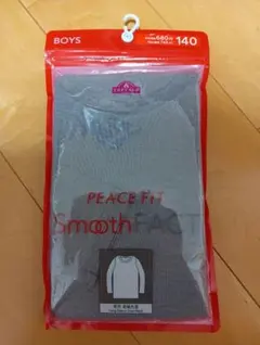 PEACE FIT グレー 長袖アンダーシャツ 140