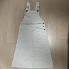 【新品未使用】studio CLIP サロペット オーバーオール 白 ベージュ