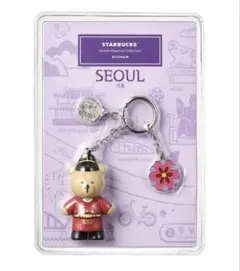 Starbucks 韓国限定 SEOUL ベアリスタ キーホルダー 新品 ソウルのサムネイル