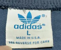 adidas L ジップアップジャケット 青