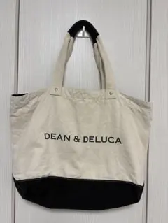 DEAN & DELUCA トートバッグ アイボリー/ブラック 即発送