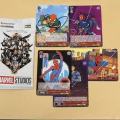 スパイダーマン シルエット ミニカード MARVEL - メルカリ