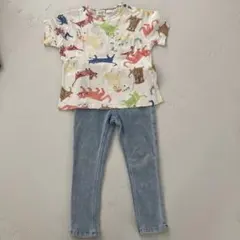 ZARA 半袖　ジーパン　セット　98センチ