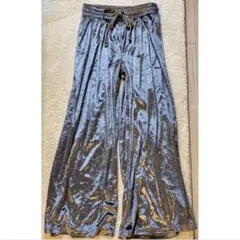 【超美品】グレージュワイドパンツ