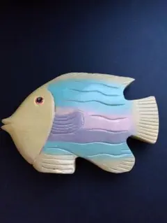 木製　熱帯魚　インテリア