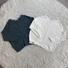 any FAM Vネックニット 2色セット