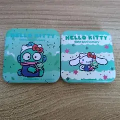 ハローキティ 50周年記念バッジセット