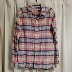 MARK STORE チェック　長袖シャツ　マークストア　Mサイズのサムネイル