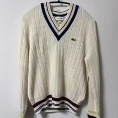 LACOSTE チルデンニット　ホワイト Mサイズ
