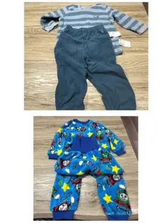 ベビーパジャマ　2点セット　もこもこパジャマ