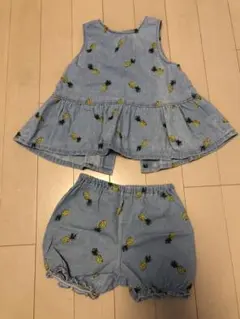 bebeチュニックブルマ2点セット80cm