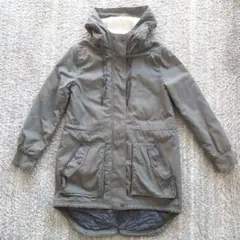 adidas モッズコート 裏ボア アウター ワンポイントロゴ 刺繍