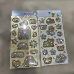 すみっコぐらし リラックマ きらっとぷくぷくエアーシール