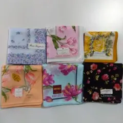 レディースハンカチ　６枚セット