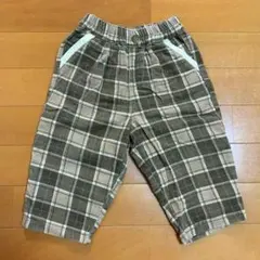 テータテート　チェックパンツ　80