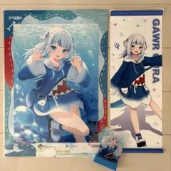 ホロライブ 一番くじ がうる・ぐら ビジュアルボード他3点まとめてのサムネイル