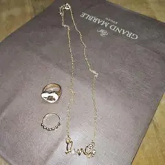 ネックレス　リング