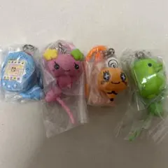 たまごっちカラフルマルチチャーム　くちぱっち　ふらわっち　4点セット