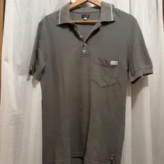 ARMANI JEANS ポロシャツ グレー Mサイズのサムネイル