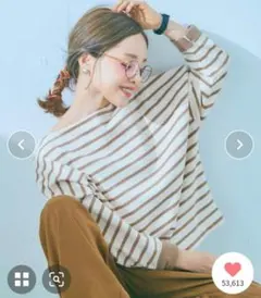 美品★神戸レタス　コットンヘビーウェイトカットソー　田中亜希子