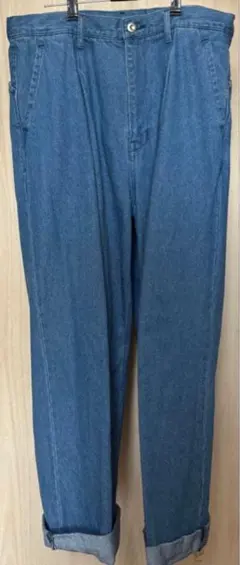 JUNRED taiｘJUNRed デニムワイド2ロールアップパンツ