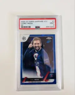 【PSA9】メッシ [SP] 22-23 topps sapphire ucc