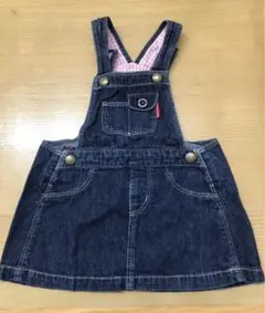 ミキハウスジャンパースカート✳️M【80-90cm】✳️美品