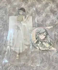 プロセカ 日野森雫 はぴこれくじ アクスタ アクリルスタンド 感謝祭 缶バッジ