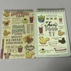 ディズニーリゾート　メモ帳　2個セット