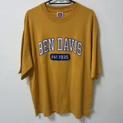 BEN DAVIS オーバーサイズTシャツ L マスタード