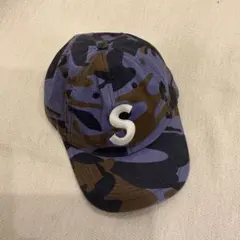 SUPREME メッシュ　ワークキャップ 迷彩 Sロゴmade in usa Supreme - SUPREME New Era コラボキャップ 迷彩 メッシュ