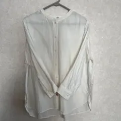 UNIQLO ホワイト 長袖シャツ L
